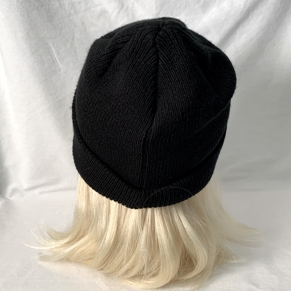 Adidas Black Knit Embroidered Logo Beanie - Picture 2 of 6